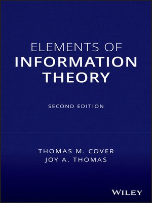 cover image of Elements of Information Theory